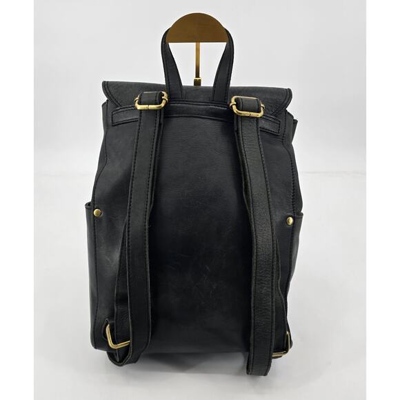 Elevate People Genuine Leather Backpack – Black - Picture 4 of 9